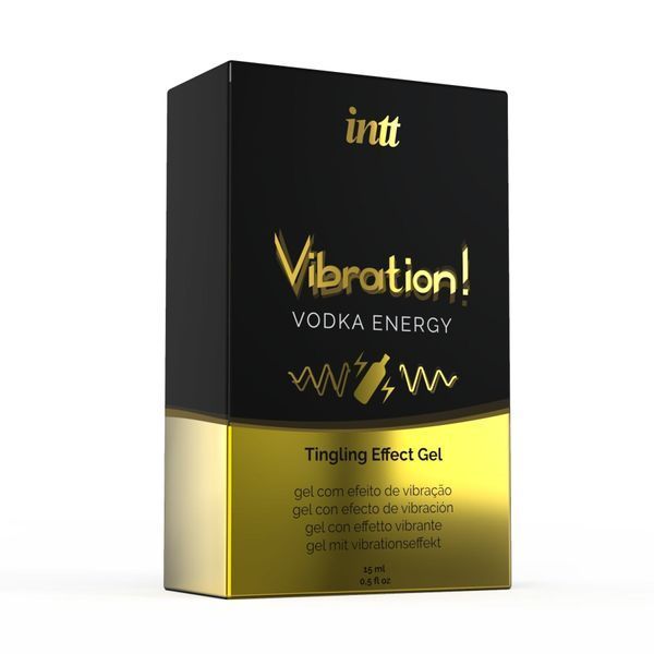 Рідкий вібратор Intt Vibration Vodka (15 мл), густий гель, дуже смачний, діє до 30 хвилин ON0084 фото