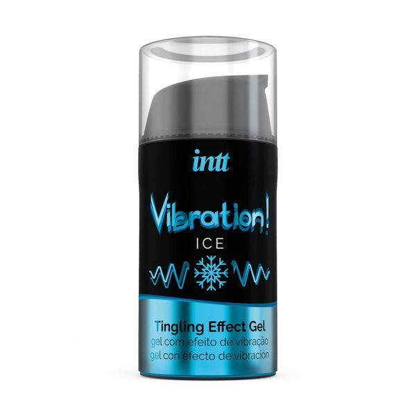 Рідкий вібратор Intt Vibration Ice (15 мл), густий гель, дуже незвичайний, діє до 30 хвилин ON0085 фото