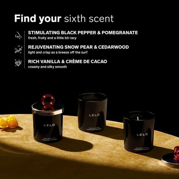 Масажна свічка LELO Vanilla & Creme de Cacao ON0695 фото