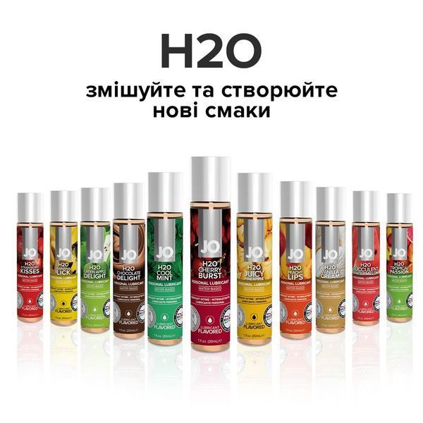 Лубрикант на водній основі System JO H2O &mdash; Cherry Burst без цукру, рослинний гліцерин ON0214 фото