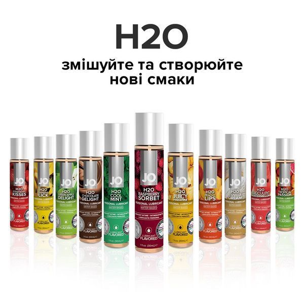 Лубрикант на водній основі System JO H2O &mdash; Raspberry Sorbet без цукру, рослинний гліцерин ON0215 фото