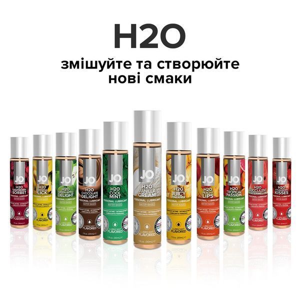 Лубрикант на водній основі System JO H2O &mdash; Vanilla Cream без цукру, рослинний гліцерин ON0222 фото