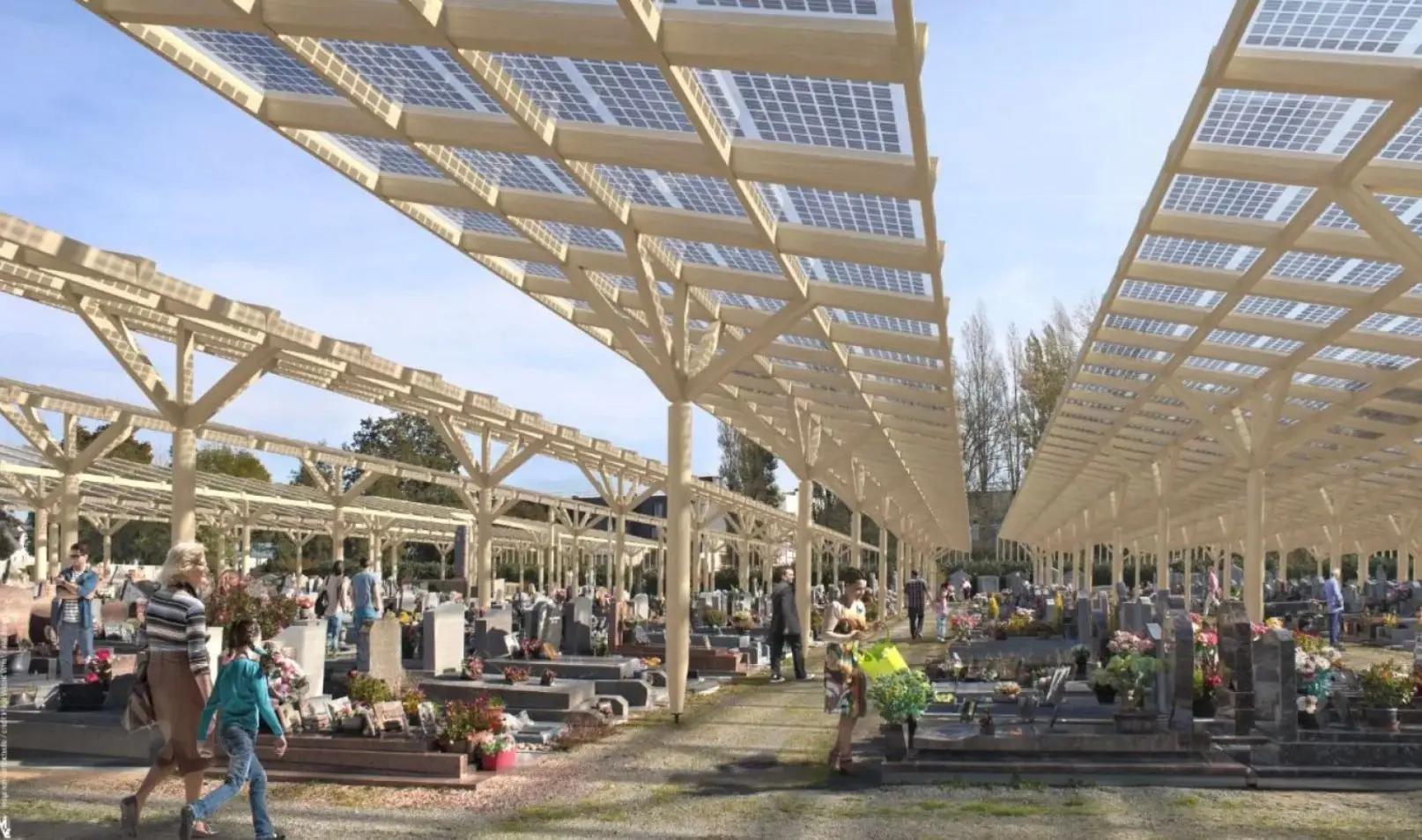 Місто во Франції встановлює сонячні панелі на цвинтарі: яка мета цієї "фантастичної" ідеї.